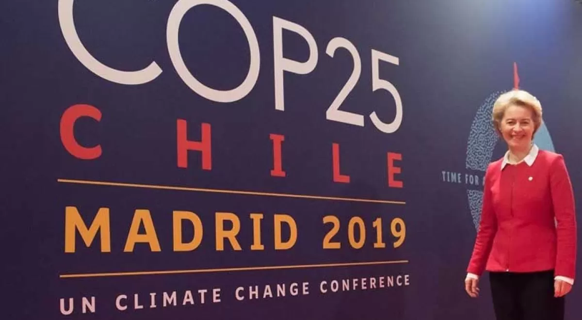 Ley de transición a la neutralidad climática y Green Deal, los ejes del discurso de Ursula von der Leyen en la apertura de la COP 25