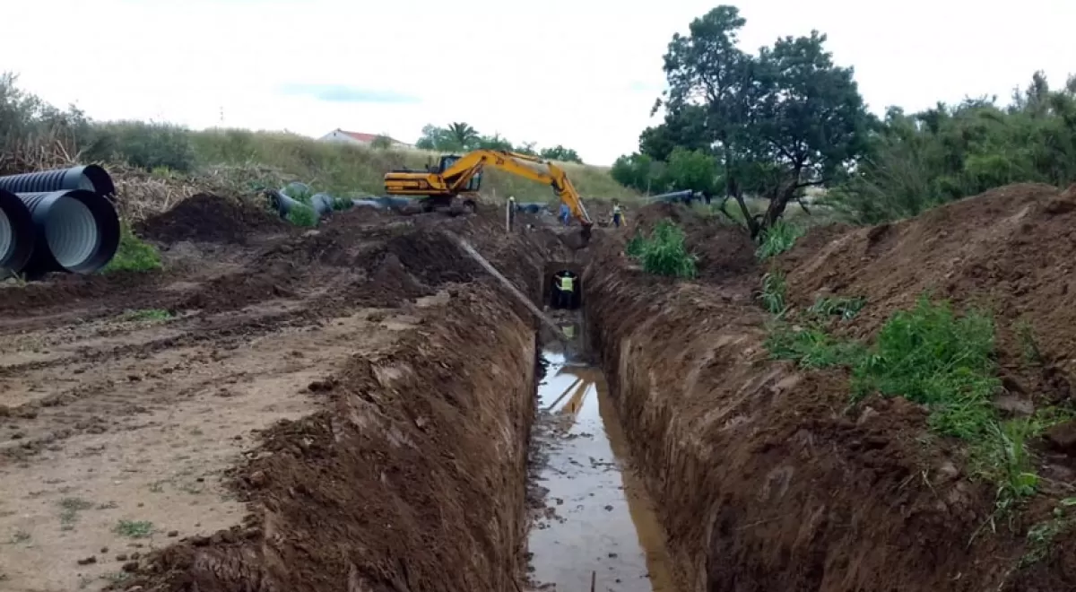 Concluyen las obras complementarias de la actuación de depuración de aguas de Almendralejo