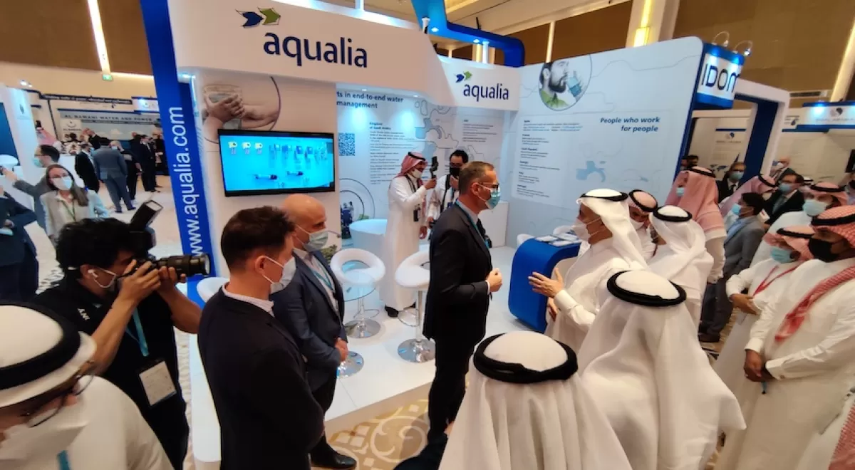 Aqualia expone en el Saudi Water Forum 2022 su compromiso con la seguridad hídrica