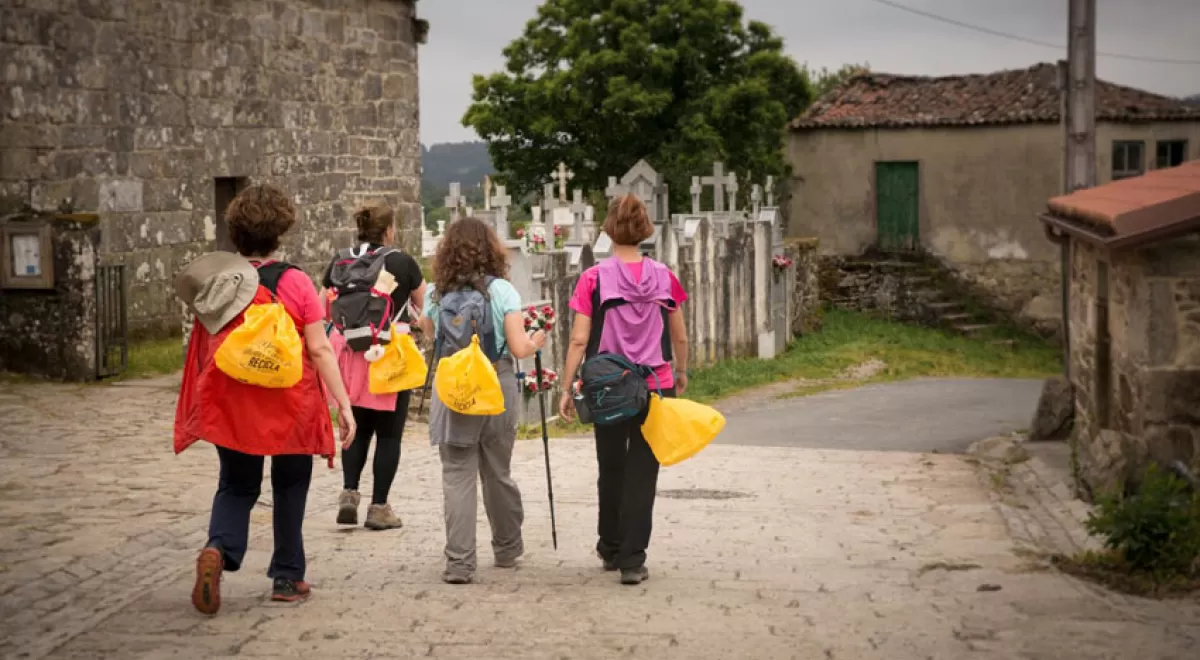 Los peregrinos y hospitaleros del Camino de Santiago reciclan más de 142.500 kg de envases domésticos