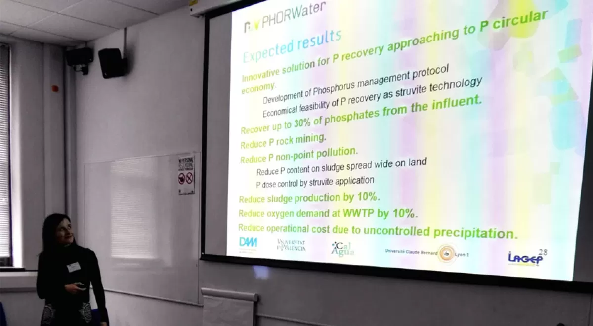 DAM presenta los resultados de LIFE+ PHORWater en un congreso IWA en la Universidad de Leeds