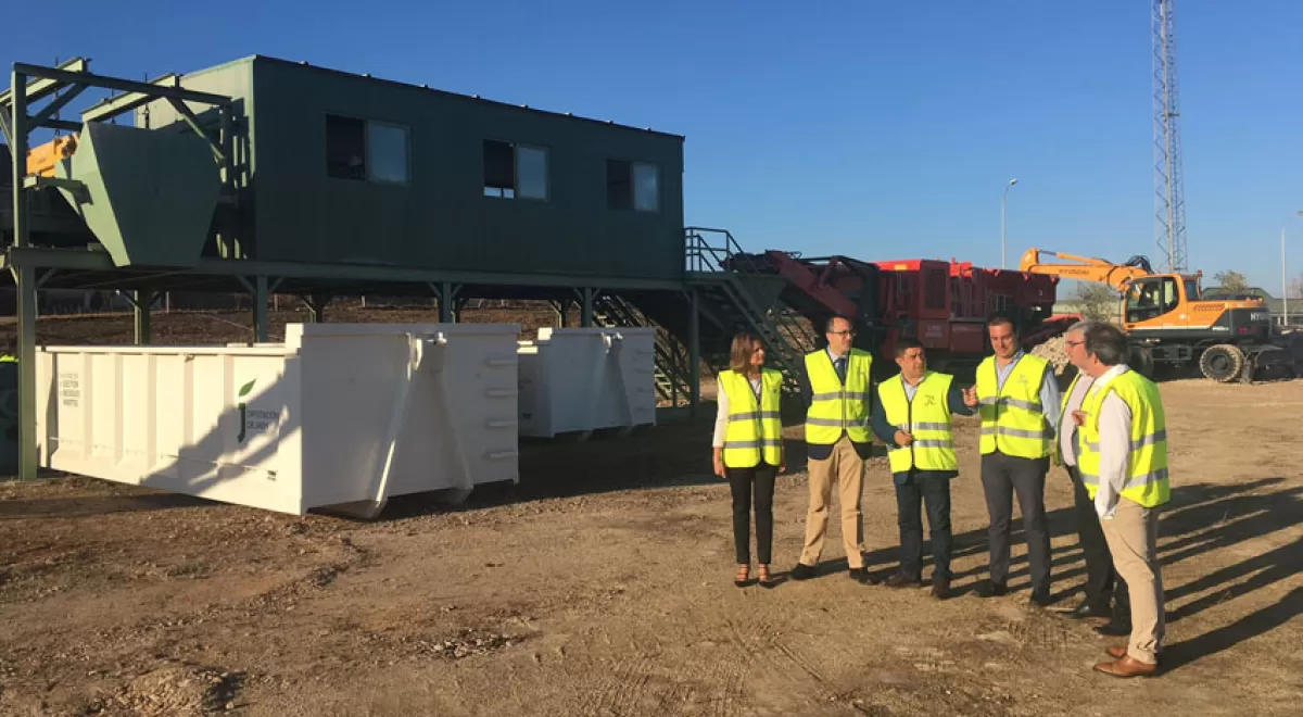 Inaugurada en Jaén capital una nueva planta para tratamiento de residuos de construcción