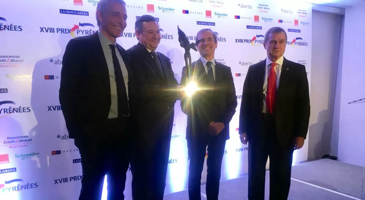 La Cámara Francesa en Barcelona premia a SUEZ con el Prix Pyrénées