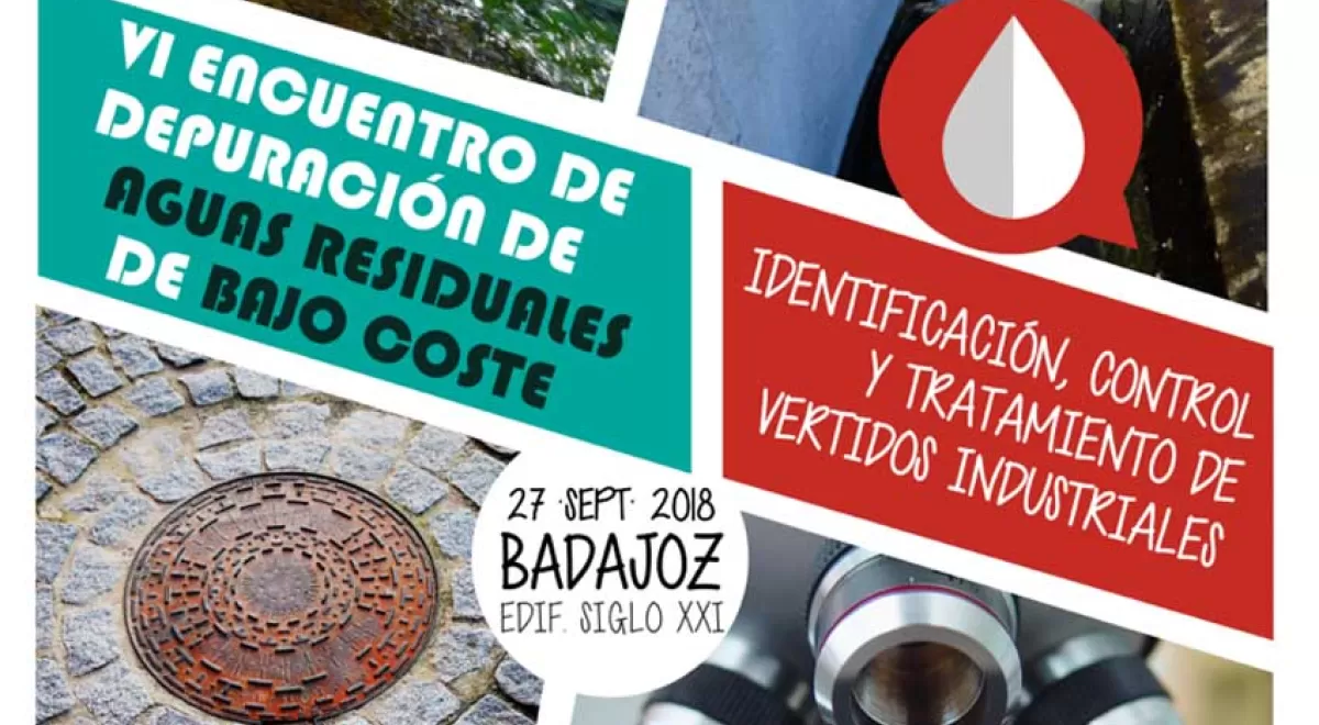 Expertos en tratamiento de aguas se reunirán en Badajoz para abordar el control de los vertidos industriales