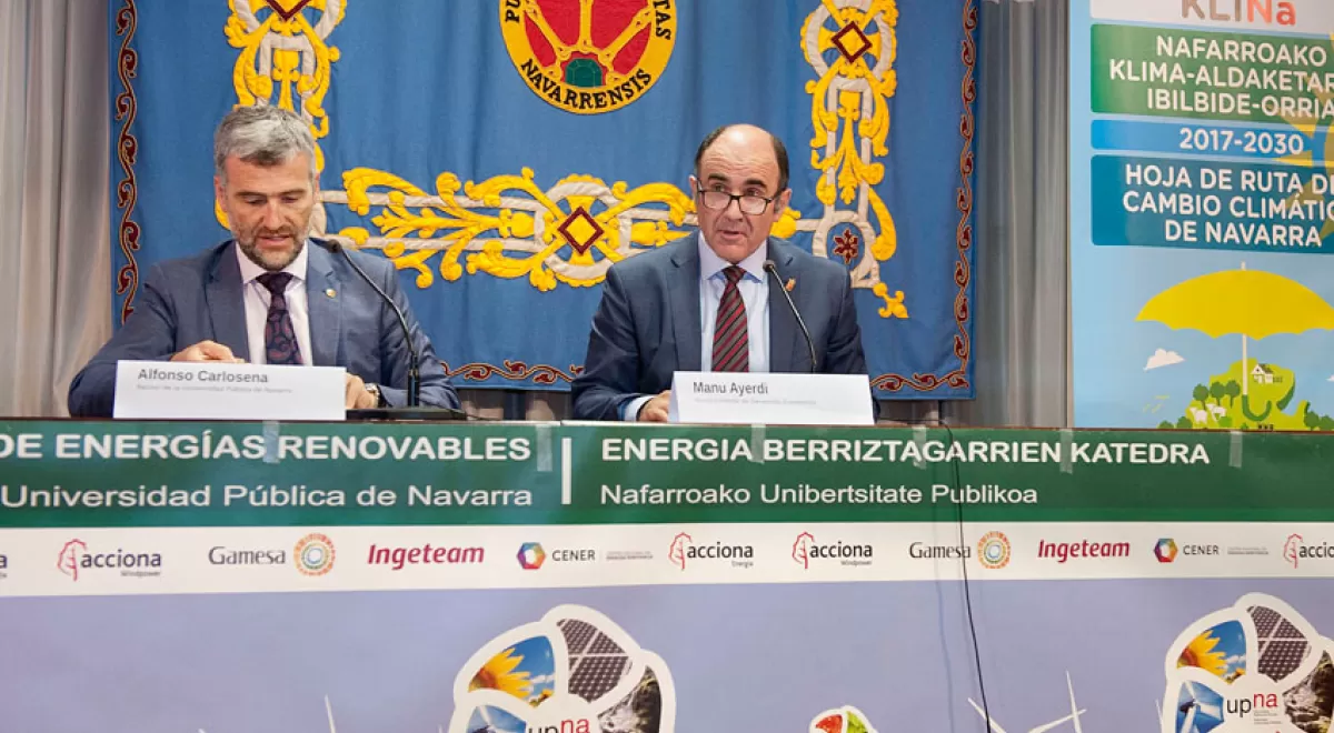 Navarra apunta a la necesidad de un cambio cultural en la sociedad para combatir el cambio climático