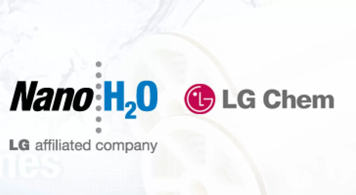 El fabricante líder de membranas de ósmosis inversa NanoH2O anuncia que ha sido adquirida por LG Chem