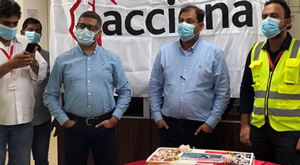 La construcción de la desalinizadora Shuqaiq 3 alcanza los dos millones de horas-hombre sin lesiones con baja