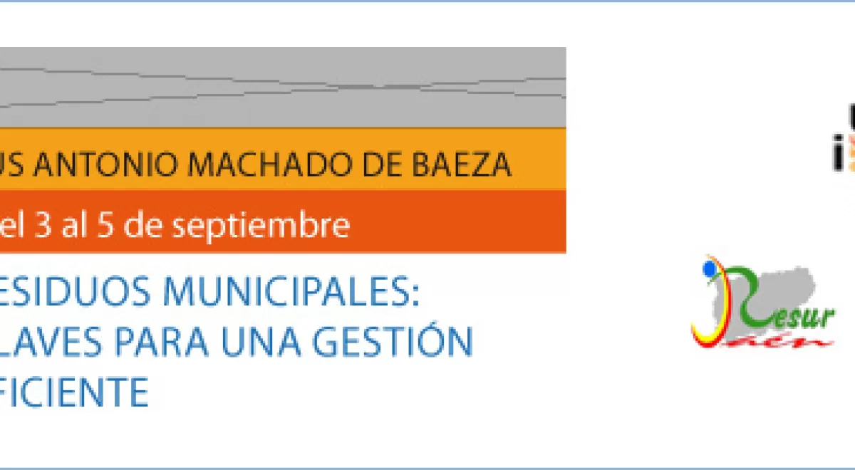 La UNIA organiza el próximo 3 de septiembre el encuentro \"Residuos municipales: claves para una gestión eficiente\"