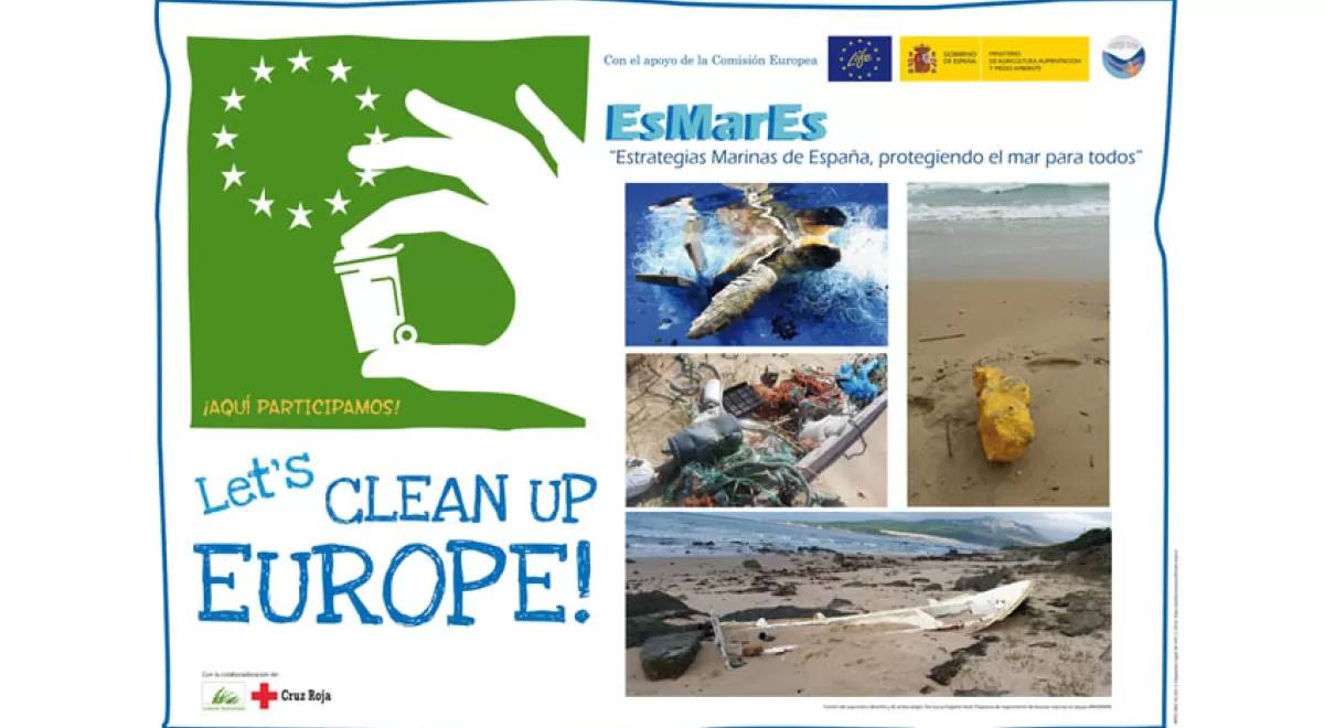 MAGRAMA y Cruz Roja Española participaron conjuntamente en la campaña \'Let\'s Clean Up Europe\'