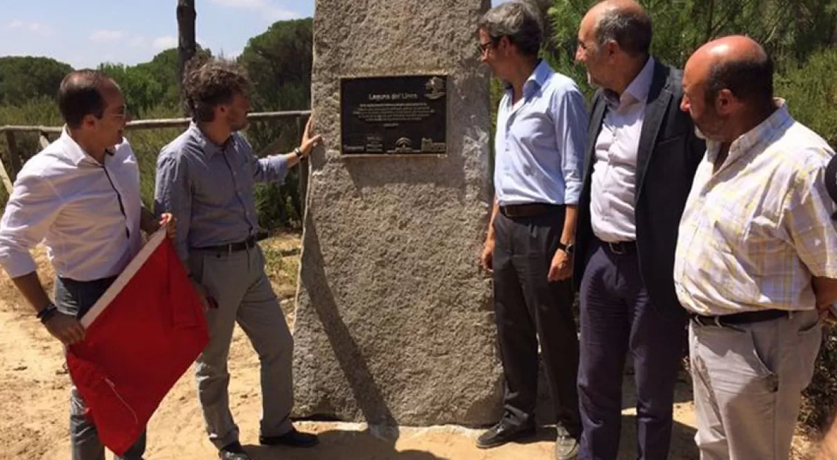 Inauguradas las obras de restauración de tres humedales de Doñana dentro del convenio con Heineken