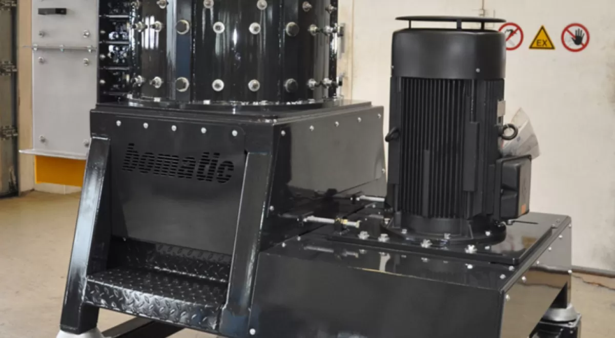 Bomatic Rotacrex R750 en planta de biogás