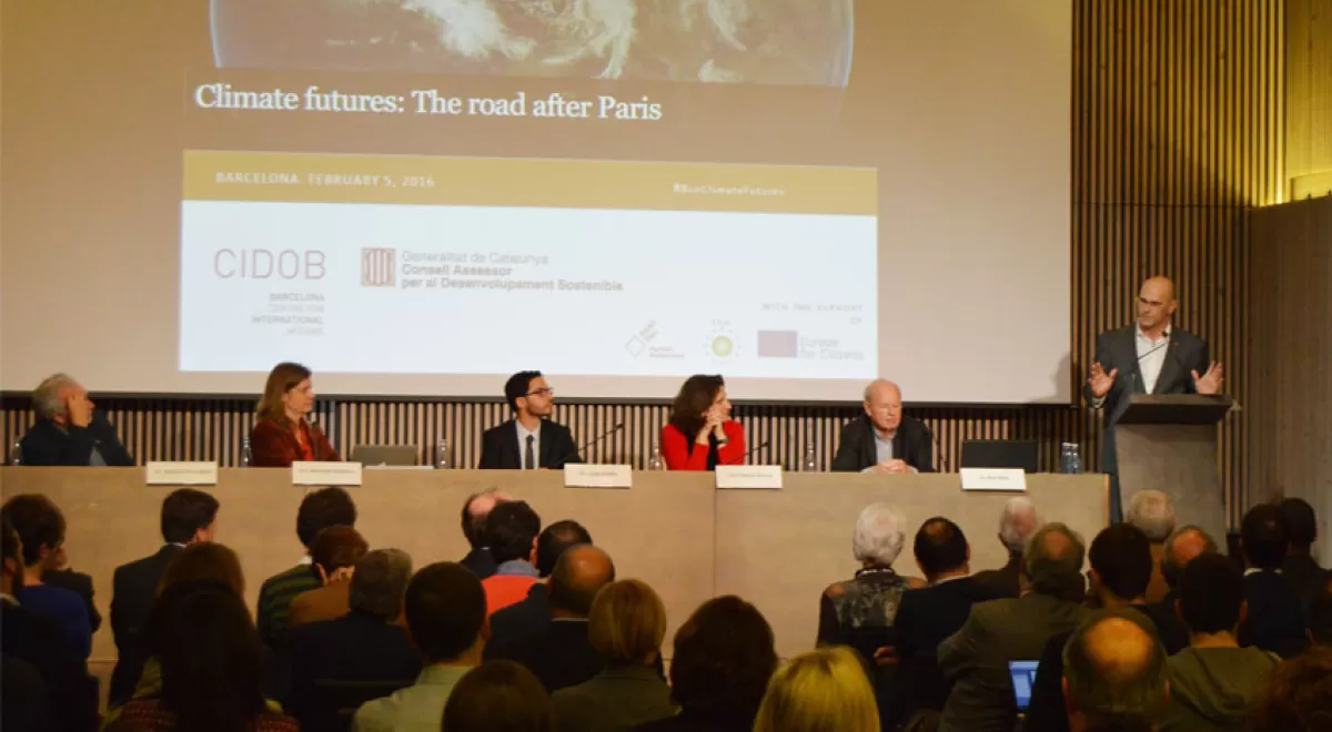 Romeva: "La Ley de Cambio Climático catalana demuestra nuestro compromiso en este ámbito"