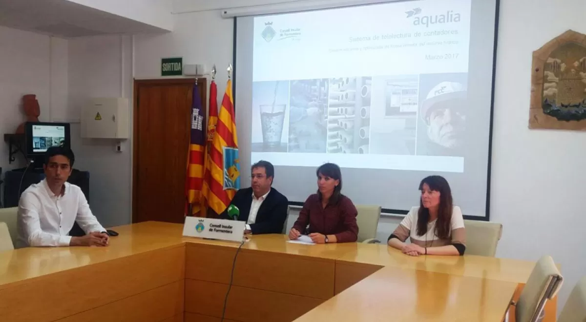 Aqualia pone en marcha en Formentera un sistema de contadores inteligentes pionero en Baleares