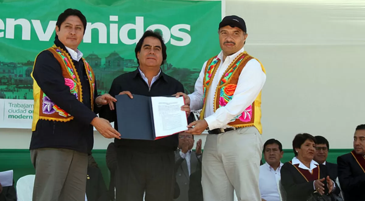 MVCS desarrollará un proyecto integral para tratar el 100% de aguas residuales de Huancayo