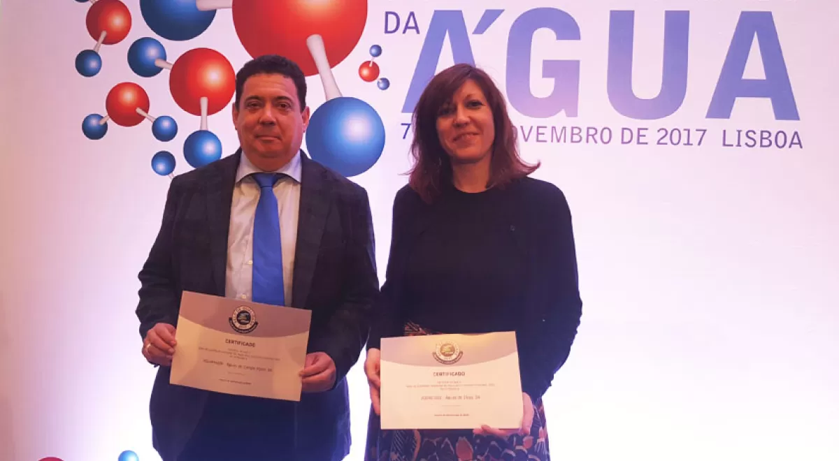 Aquaelvas y Aquamaior reciben el sello de calidad de manos del regulador portugués