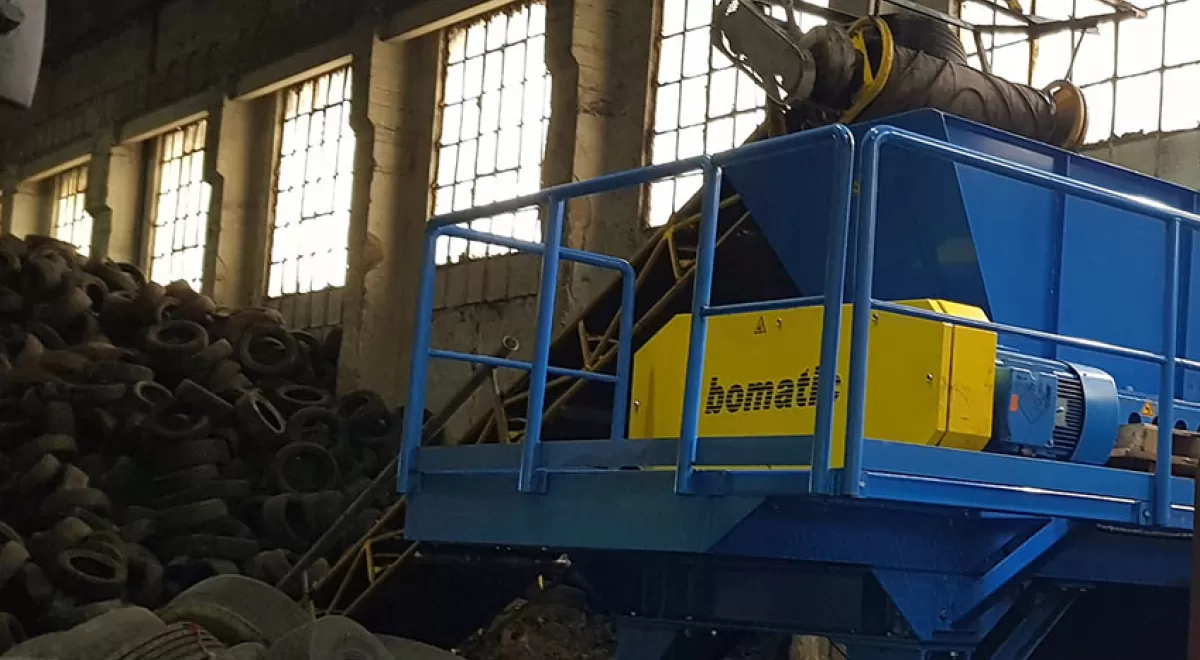 TGMM proyecta una nueva planta de reciclaje de neumáticos con equipos Bomatic