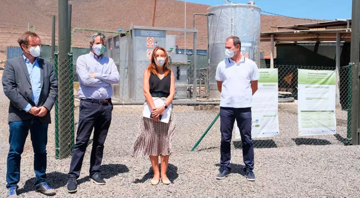 Inaugurada en Agüimes la primera planta de producción de biogás de Canarias a partir de residuos ganaderos