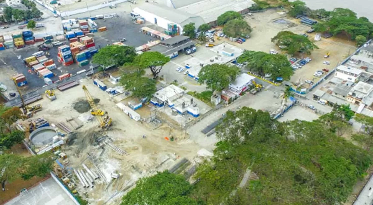 ACCIONA registra un avance del 55% en la construcción de la estación de bombeo La Pradera de Guayaquil