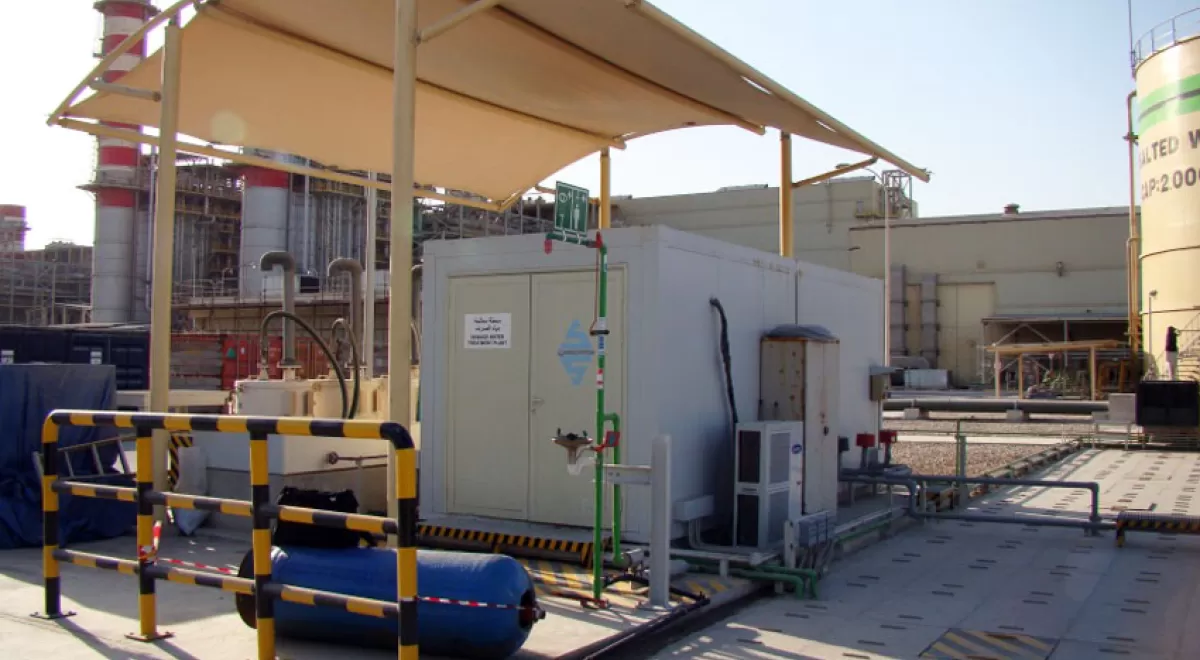 Salher instala una depuradora en una de la centrales eléctricas más grandes de Oriente Medio