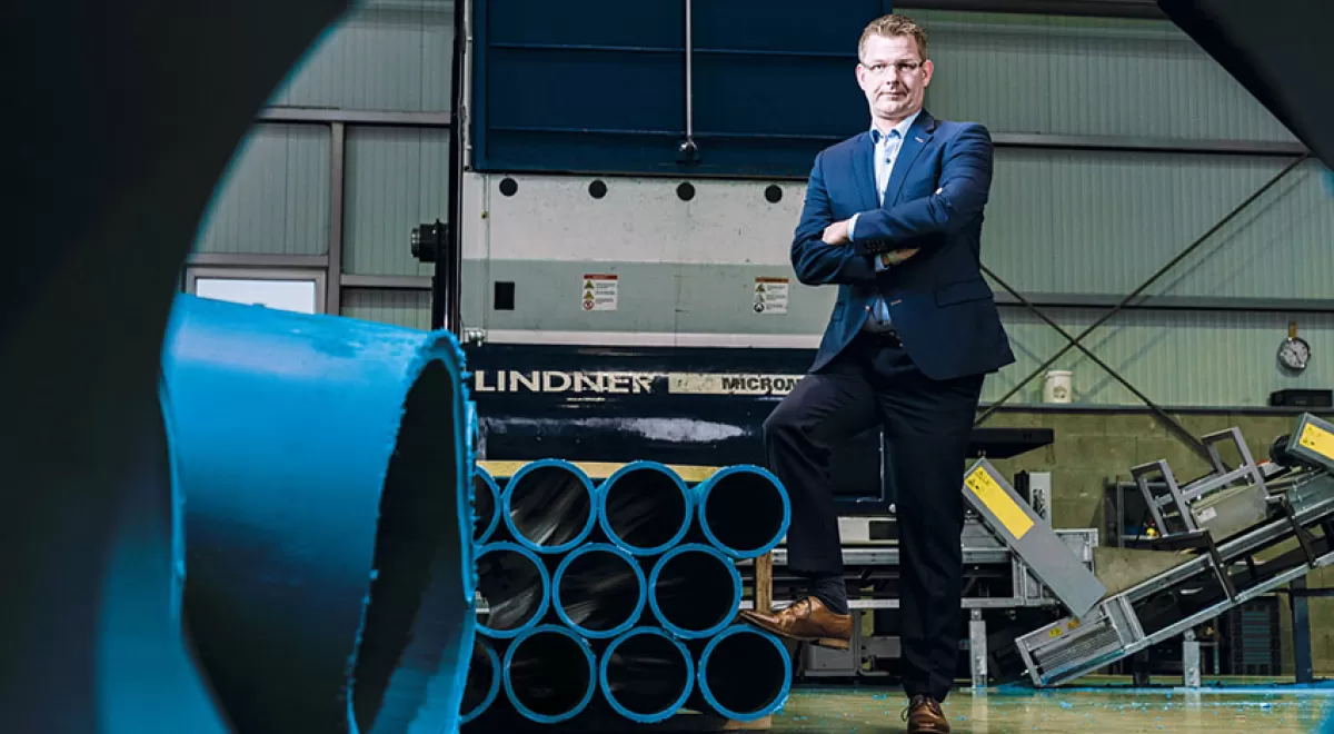 Lohner Kunststoffrecycling aumenta su capacidad con el nuevo sistema de corte de Lindner