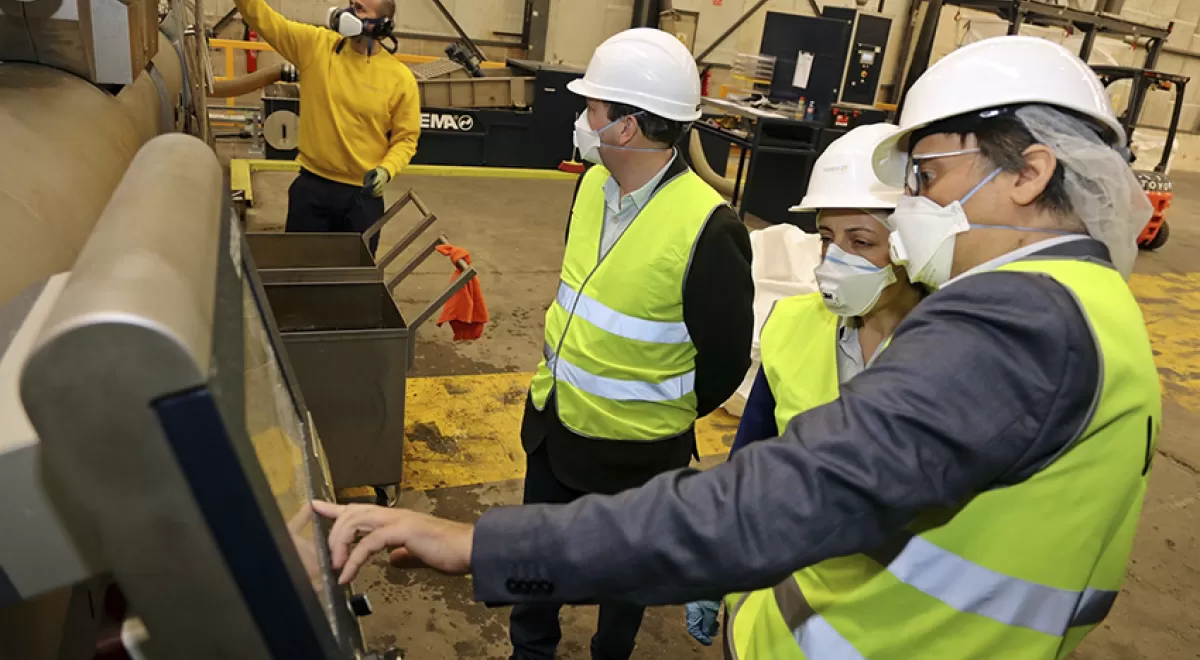Galicia cuenta con una nueva planta para recuperar los materiales plásticos que recibe Sogama