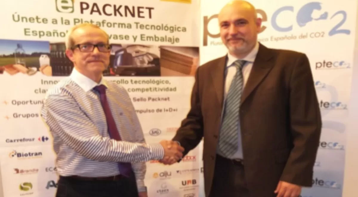 Packnet y PTECO2 impulsarán la investigación relativa al envase y a la sostenibilidad