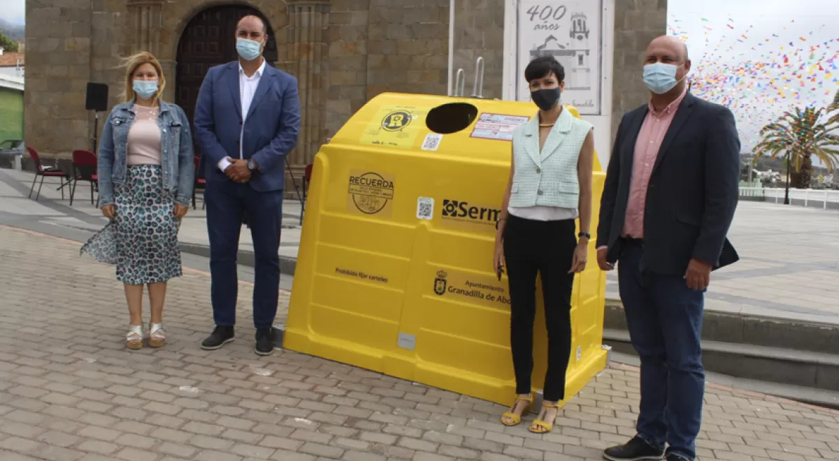 Granadilla de Abona, primer municipio canario que cuenta con el sistema de reciclaje RECICLOS