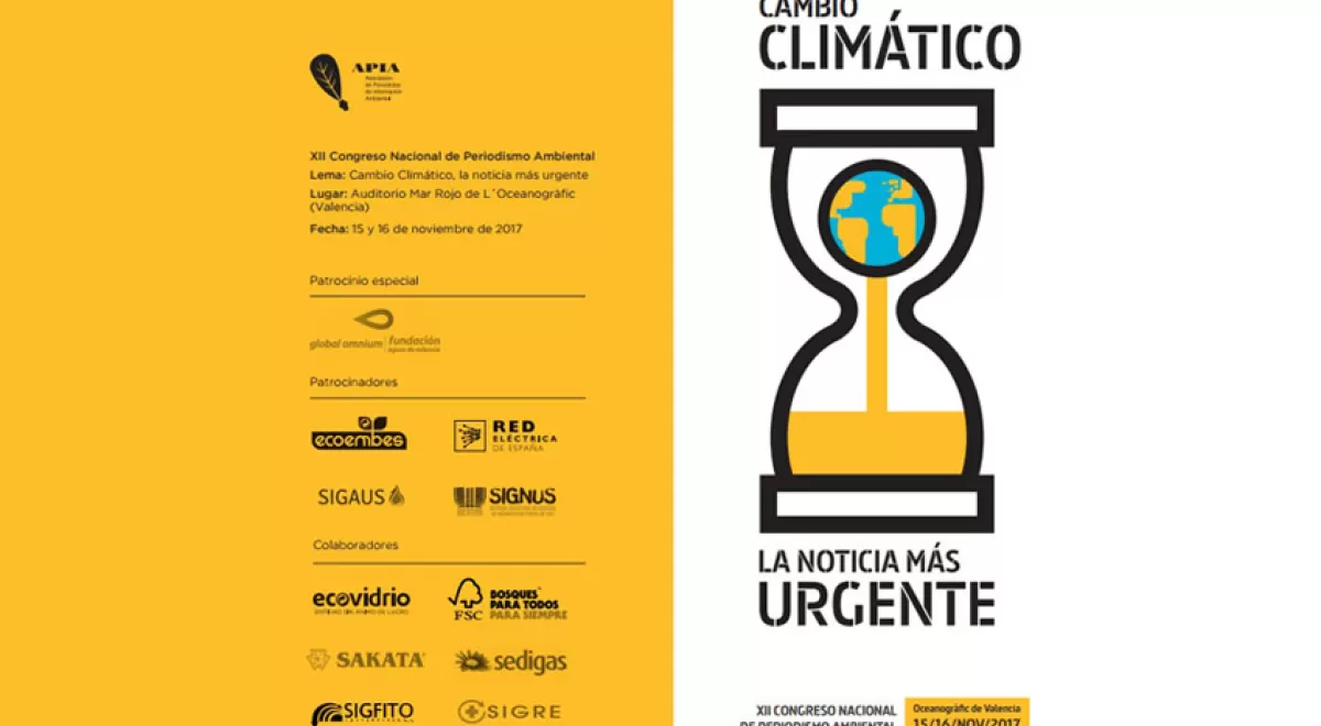 El periodismo ambiental celebra su XII Congreso bajo el lema \'Cambio climático, la noticia más urgente\'