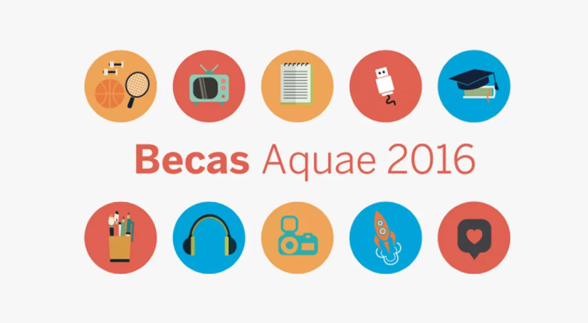 Aquae otorga un año más el 100% de sus Becas a la nueva convocatoria 2016