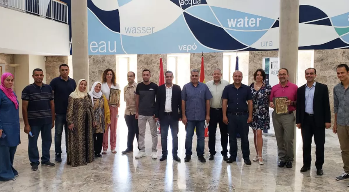 Expertos del Gobierno de Egipto visitan las instalaciones de IMDEA Agua