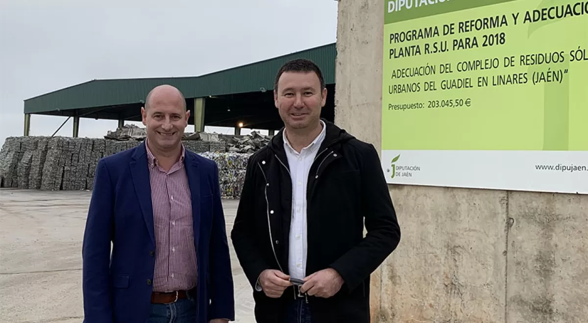 La Diputación de Jaén ejecuta la ampliación de la planta de tratamiento de residuos de El Guadiel