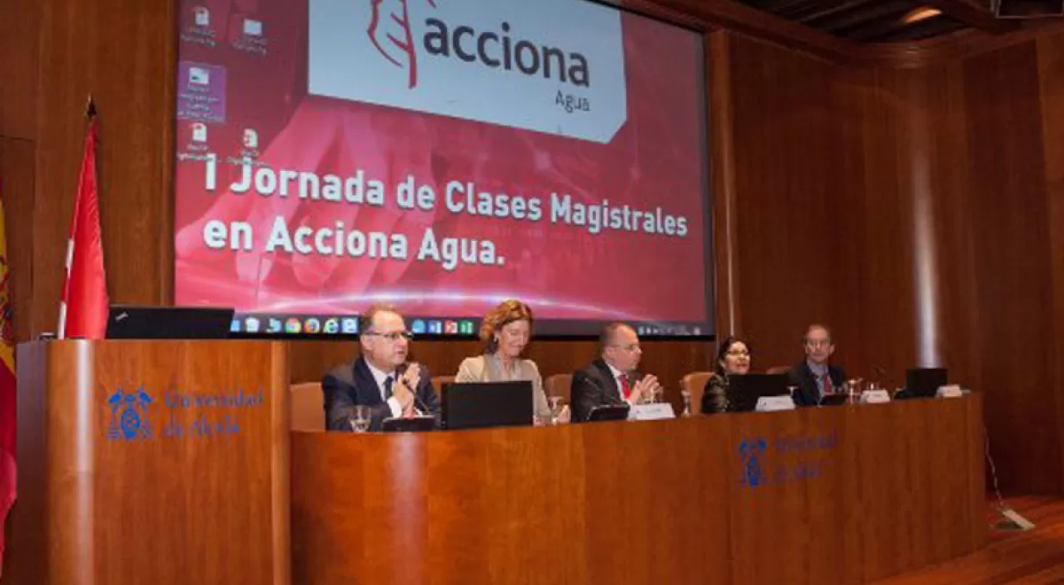 Celebrada la primera Jornada de Clases Magistrales de ACCIONA Agua en la Universidad de Alcalá de Henares