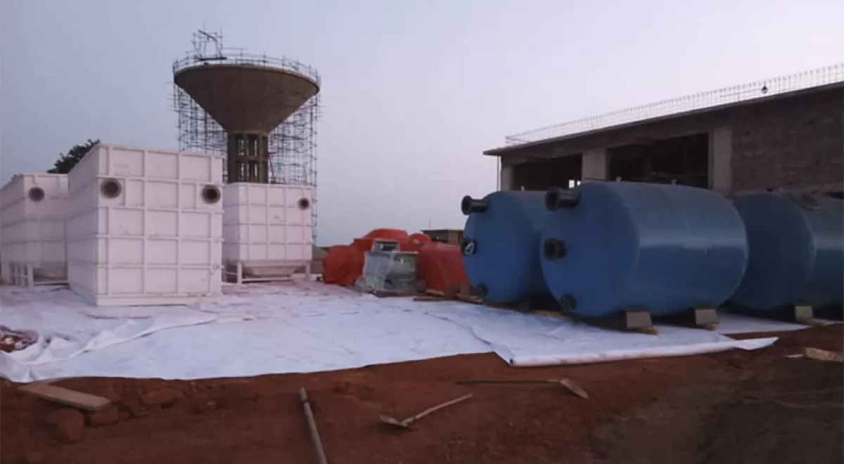 La Estación de Tratamiento de Agua ejecutada por Incatema Consulting llega a la localidad de Kédougou