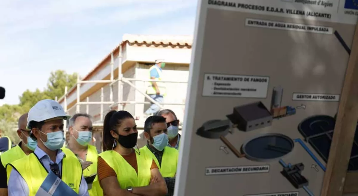 La reforma de la depuradora de Villena eliminará malos olores y proporcionará agua recuperada de calidad
