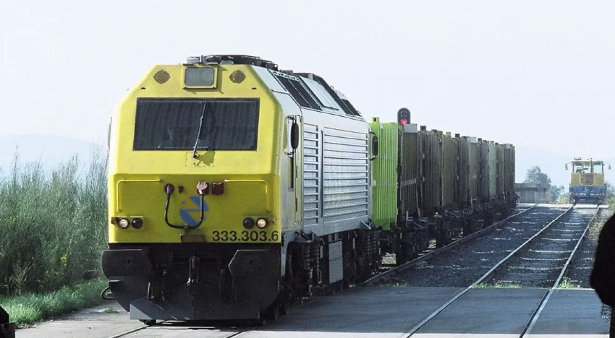 El transporte de residuos por ferrocarril alcanzó en Sogama el 58,5% el pasado mes de Noviembre