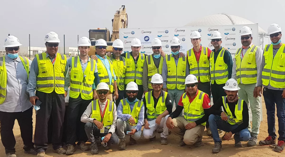 ACCIONA acelera la producción de agua en la nueva desalinizadora de Shuqaiq 3