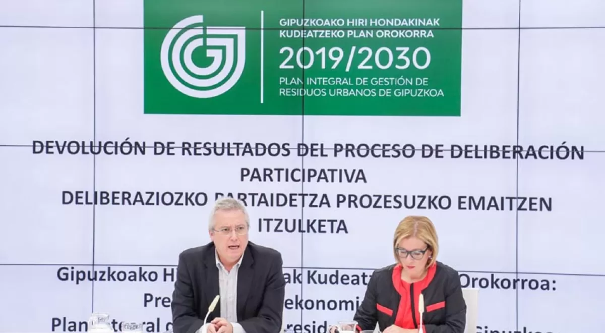 El proceso de participación del Plan de Residuos de Gipuzkoa recoge 173 aportaciones