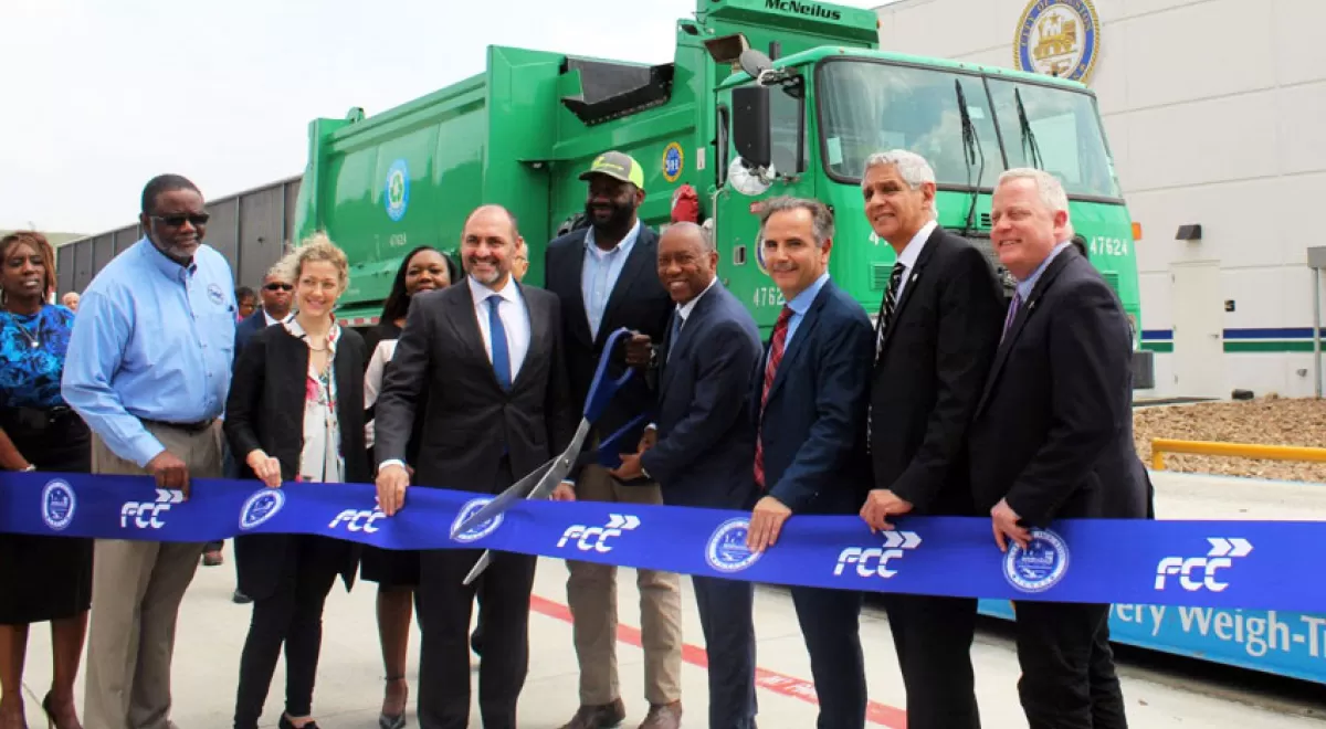 FCC inaugura la nueva planta de reciclaje de Houston