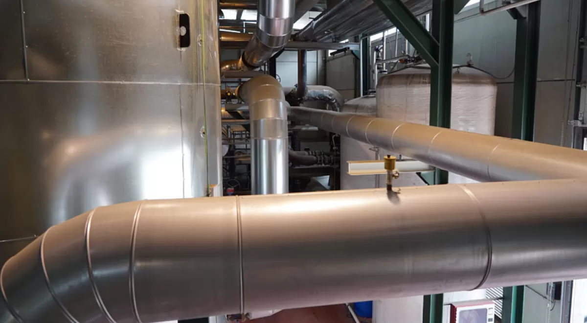 La Red de Calor con Biomasa de Soria suministra calefacción sin interrupciones durante los temporales
