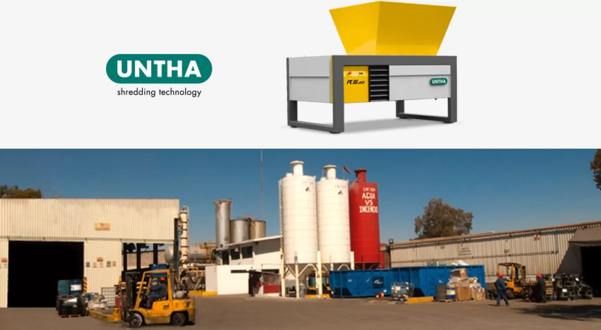 SITRASA Irapuato incorpora un triturador UNTHA RS para el tratamiento de residuos industriales