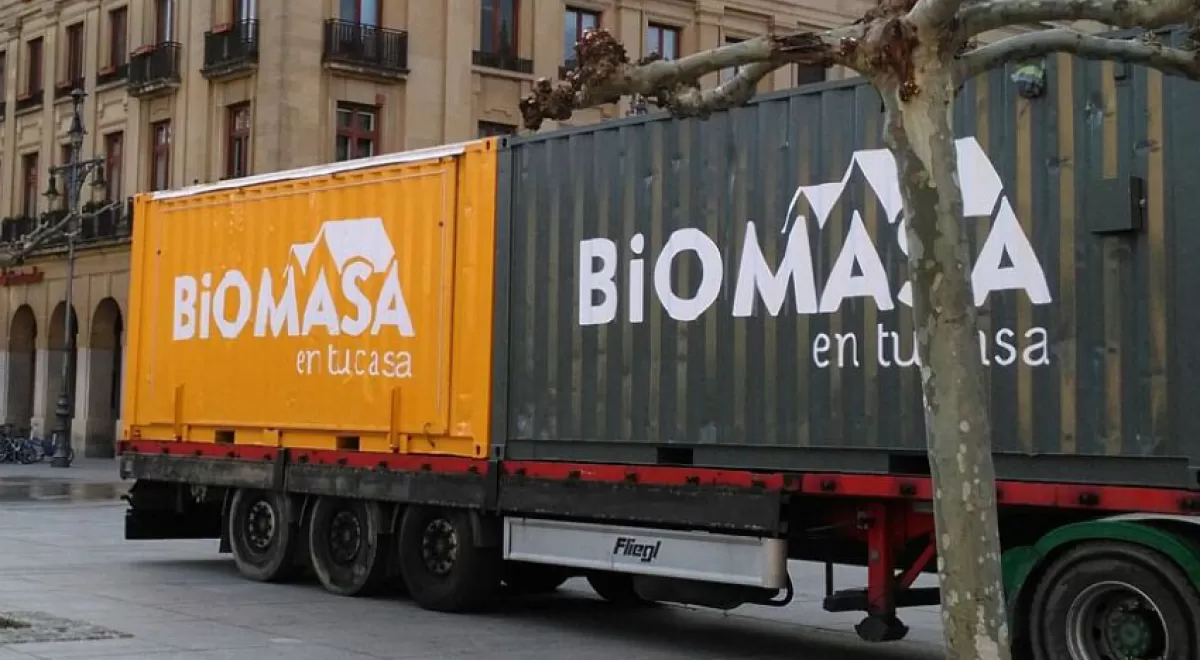 La exposición 'Biomasa en tu Casa' llega a Pamplona