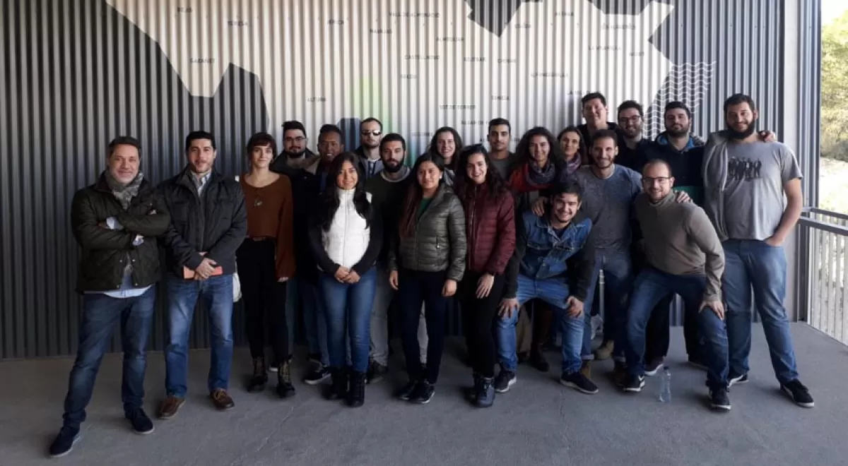 30 estudiantes del Master en Química Sostenible de la UPV visitan la Planta de Algimia