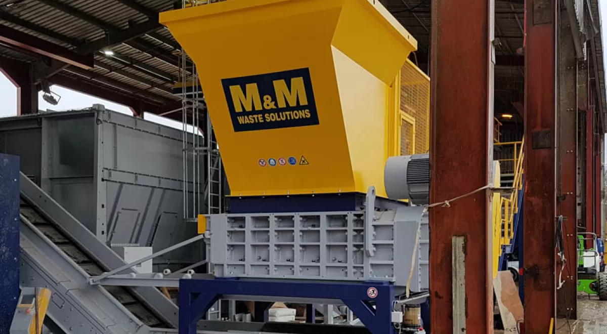 M&M Waste Solutions tiene como objetivo impulsar el reciclaje gracias a la trituradora RS100 de UNTHA