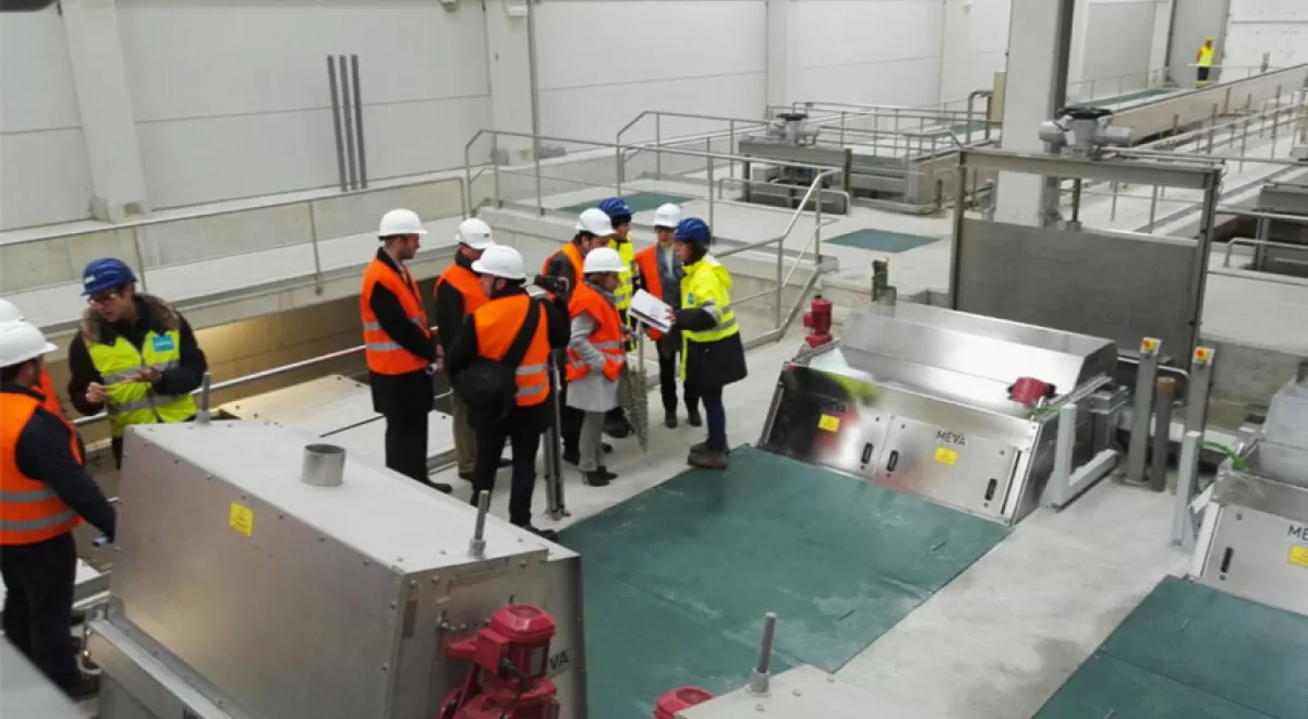 Arranca la nueva línea de agua de la depuradora de Villapérez en Oviedo