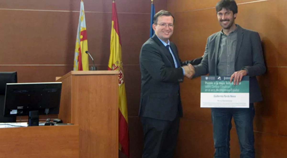 Guillermo Pardo del BC3 se lleva el premio a la mejor tesis doctoral de la Cátedra de Cambio Climático