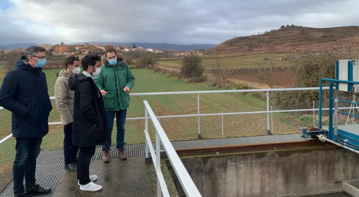 El Gobierno de La Rioja mejora la depuración de las aguas en Cordovín
