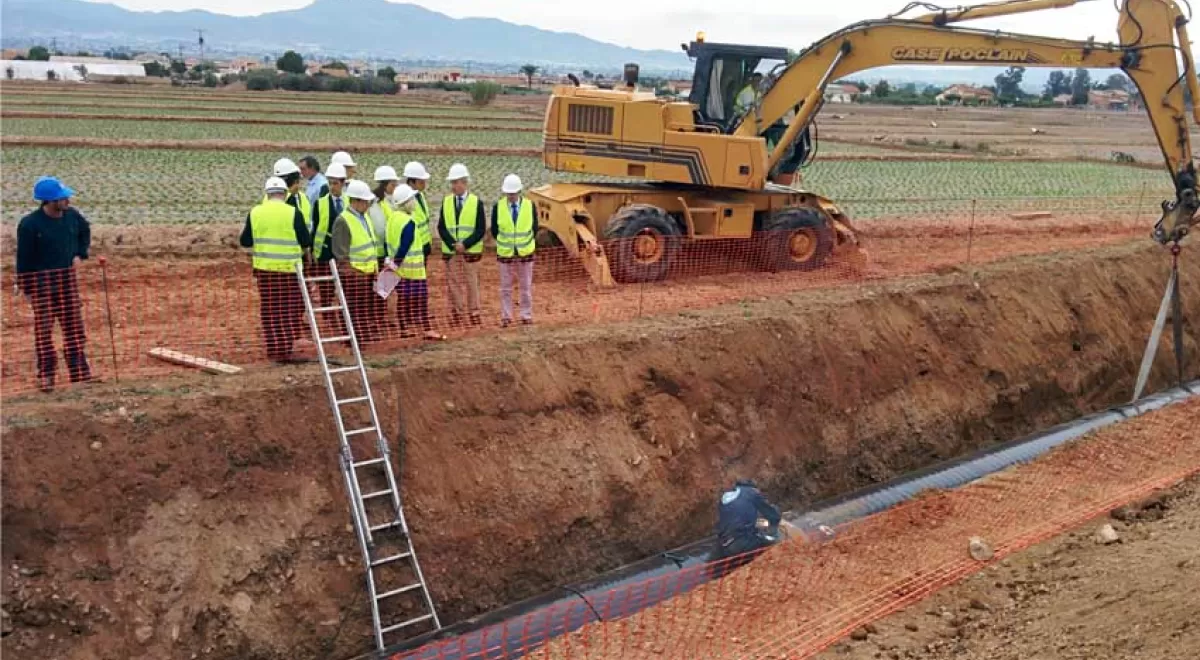Declarada de emergencia la obra del último tramo de tubería que llevará agua desalada al Valle del Guadalentín