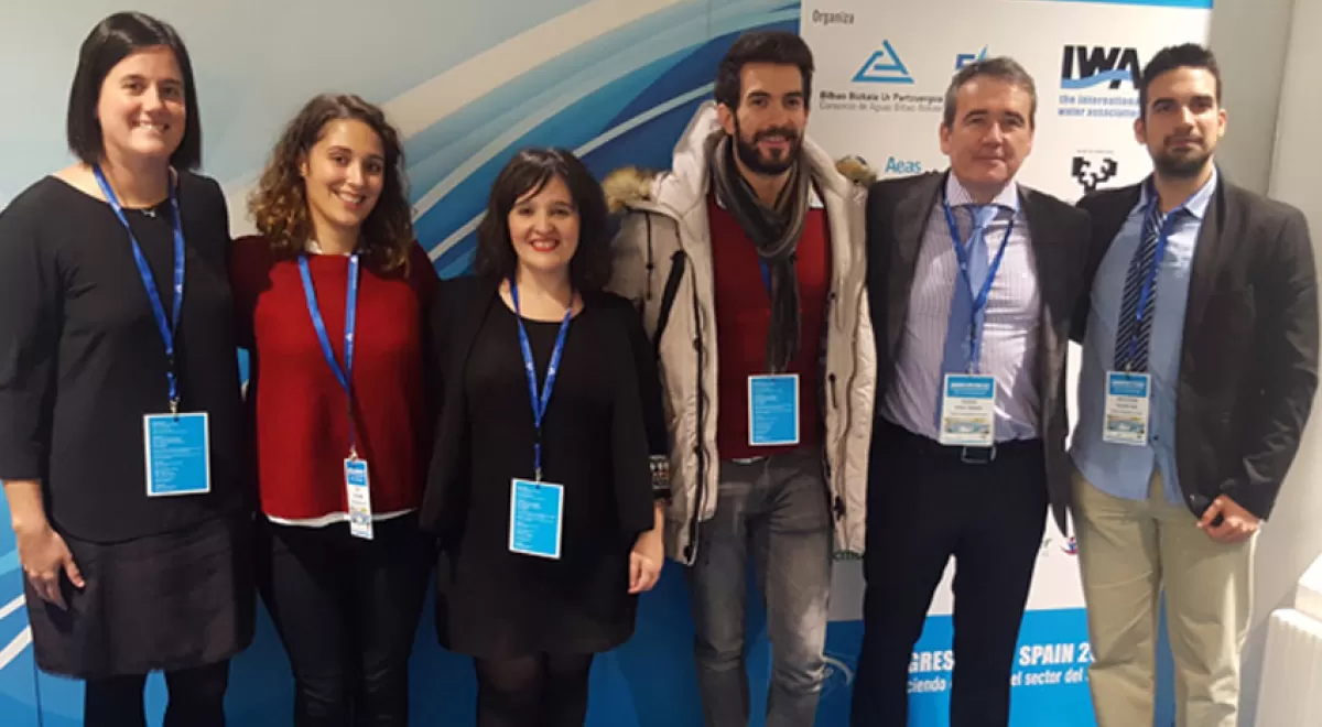 Los jóvenes investigadores de Ceit-IK4 muestran en Bilbao sus capacidades en el sector del agua