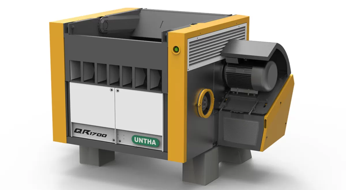 UNTHA presentará en IFAT su nueva clase QR de trituradoras
