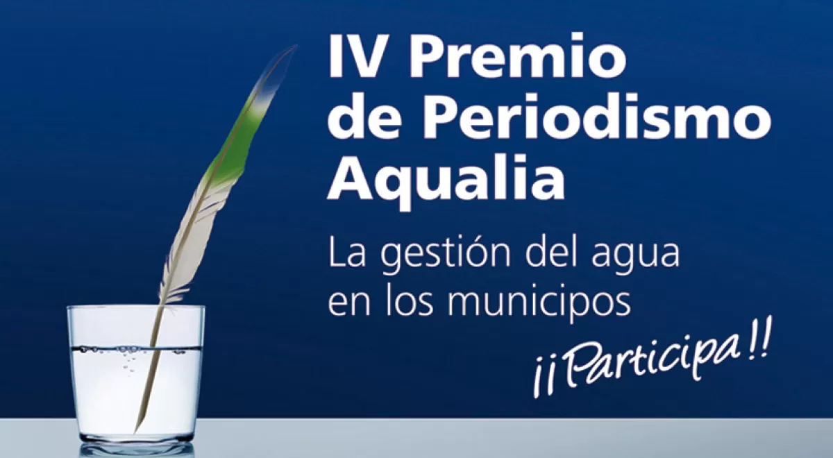 Última semana para participar en el IV Premio de Periodismo Aqualia